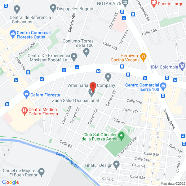 Mapa de Yeko Cash Box S.A.S.