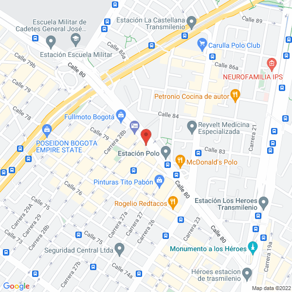 Mapa de Gen Inversiones S.A.S.