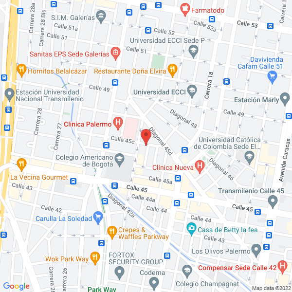 Mapa de Cna Sistemas Y Soluciones S.A.S.
