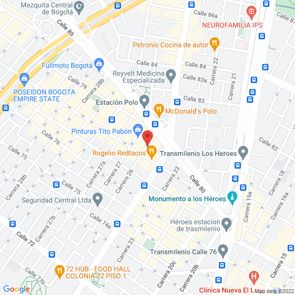 Mapa de Woodcock S.A.S