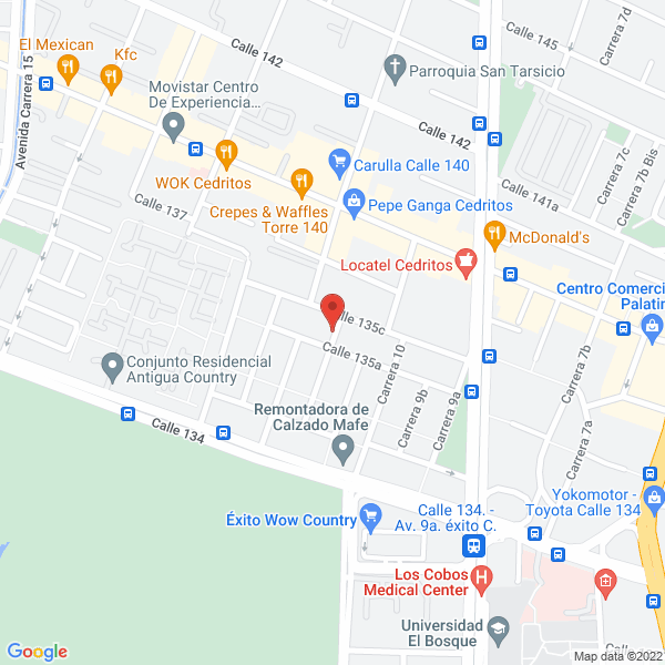 Mapa de Bioceramics Laboratorio S.A.S.