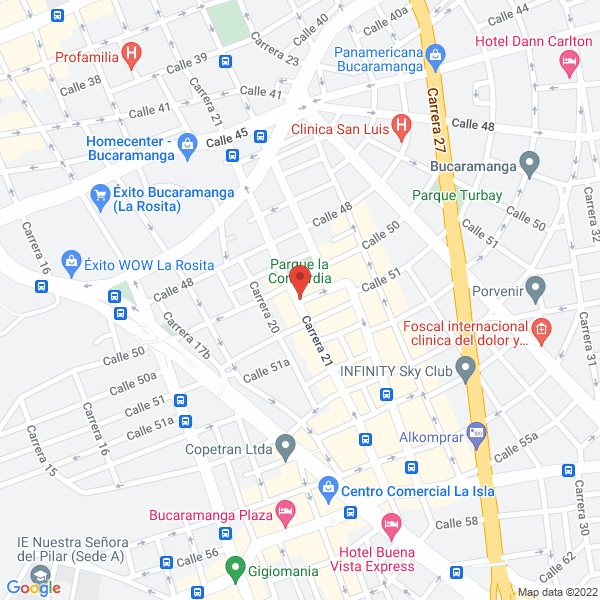 Map of Centro Autos