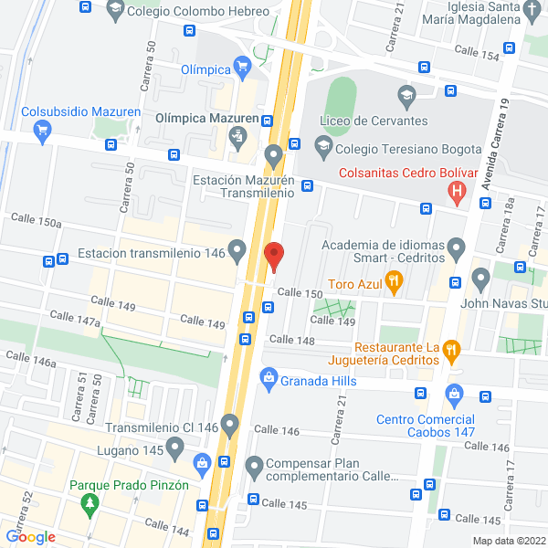 Mapa de Colchones Oskarín
