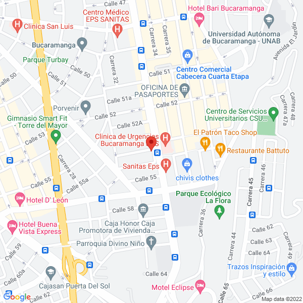 Map of Asesorías Académicas Milton Ochoa