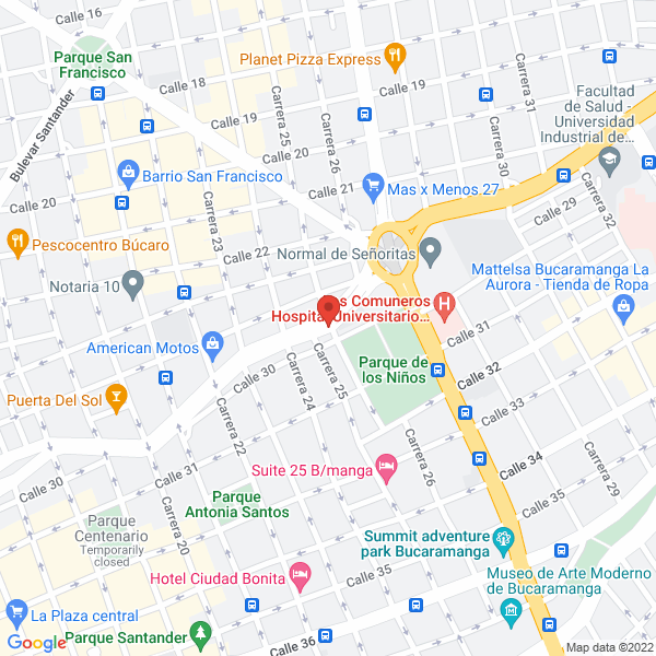 Map of Veterinaria Simona Y Kitty