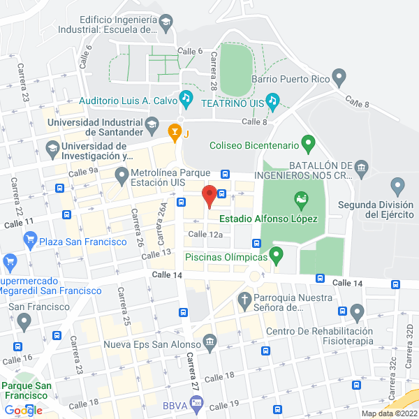 Map of Sandoval Manrique Fernando Antonio