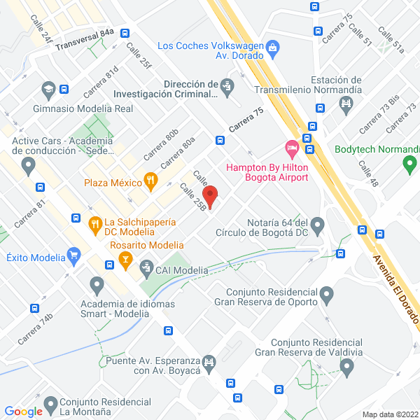 Mapa de Inredco S.A.S.