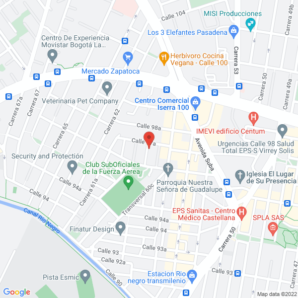 Mapa de Prieto & Asociados Gmq S.A.S.