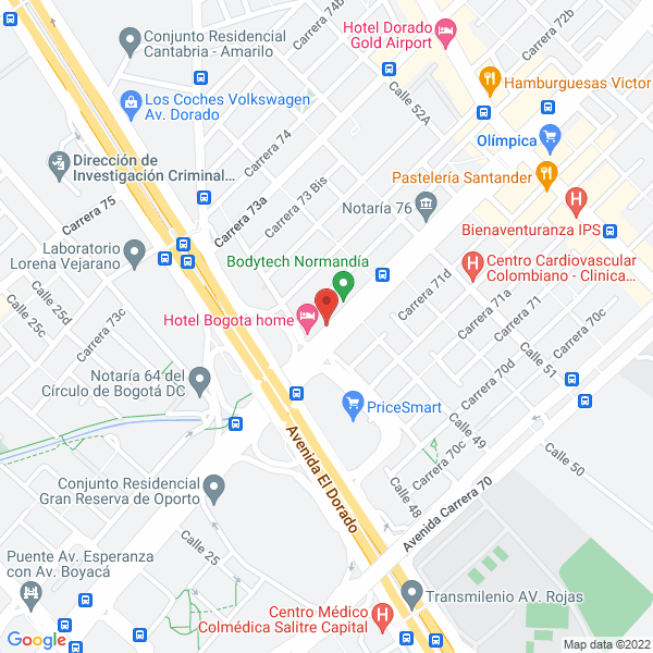 Mapa de Asociación Red De Radiodifusión Bíblica