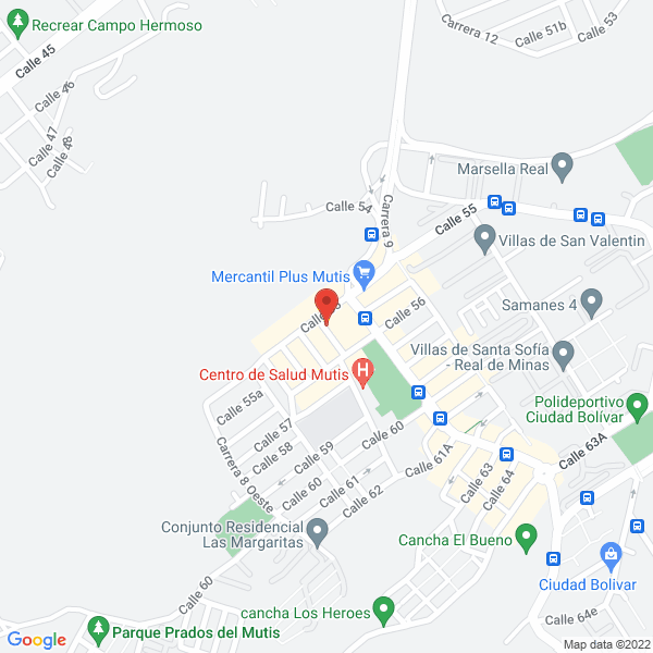 Map of La Tacita Dorada