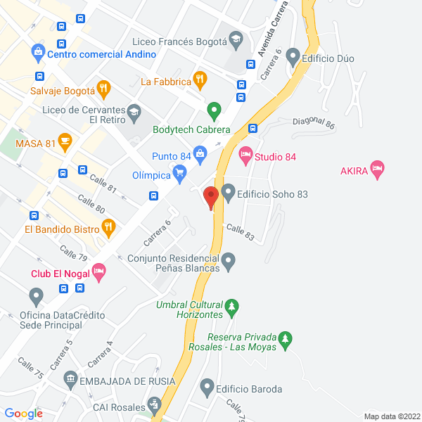 Mapa de Primio S.A.S