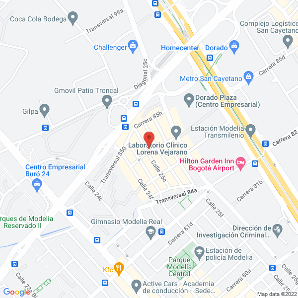 Mapa de Servincomex Ltda.