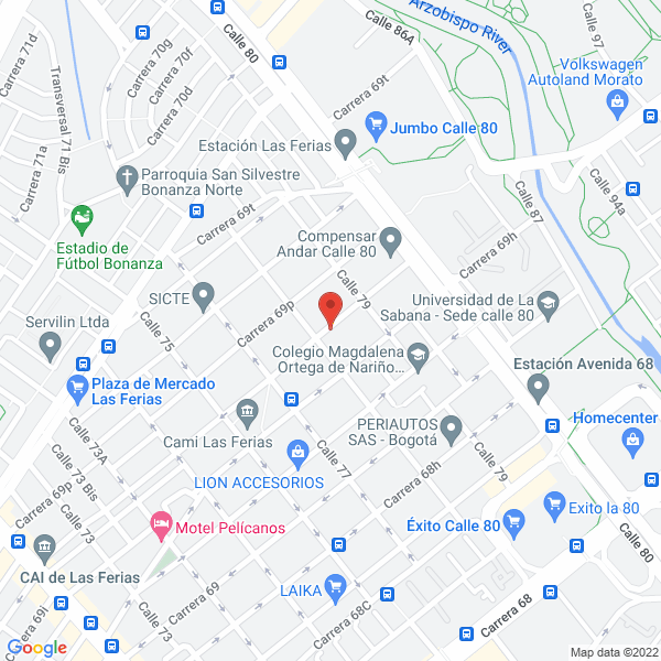 Mapa de Forvecol