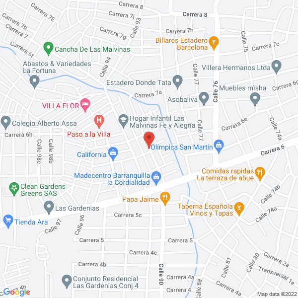 Map of Fuente De Vida Librería Cristiana