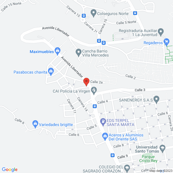 Map of Hogar Asilo San Rafael