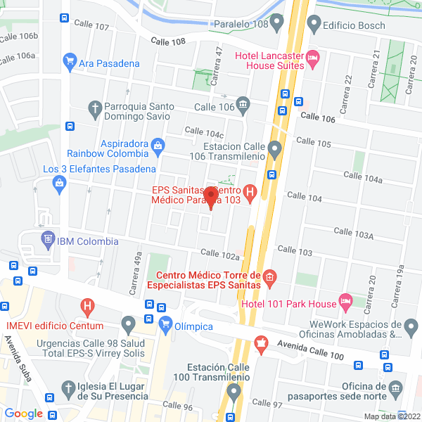 Mapa de Vosavos S.A.S