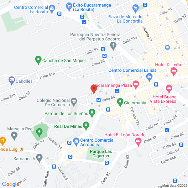 Map of Institución Educativa Politécnico Femenino