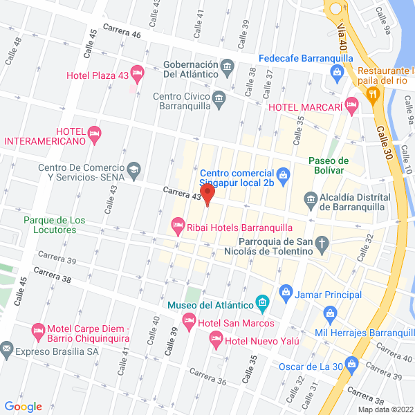 Map of Comercializadora Lopez Ancinez Ltda