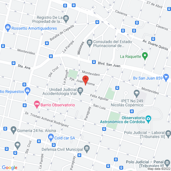 Map of Averiguaciones Custodia Seguridad 24Hs.