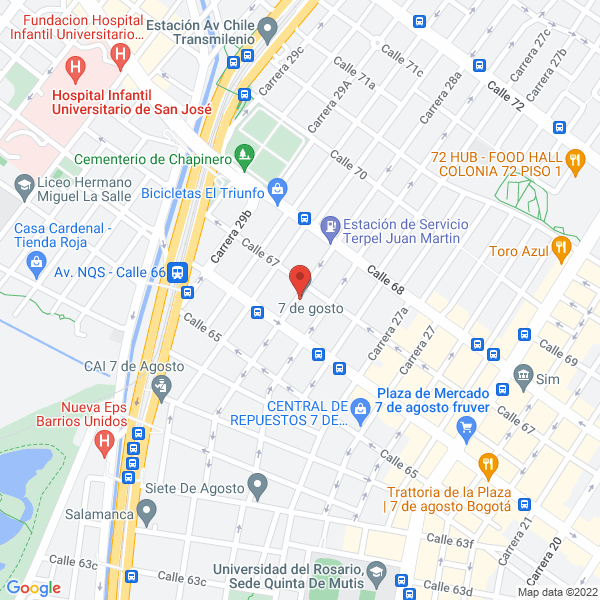 Mapa de Fundacion Academia De Tecnicos Laborales