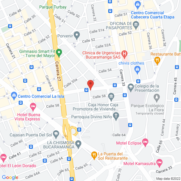 Map of Grest Grupo Empresarial De Servicios De Tránsito S.A.S.