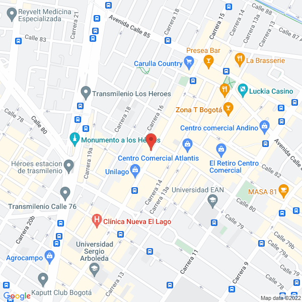 Mapa de Jc Construcciones & Mantenimientos S.A.S.