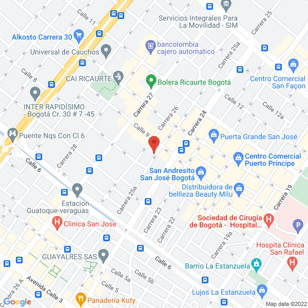 Mapa de Sirket Marketing Promocional S.A.S