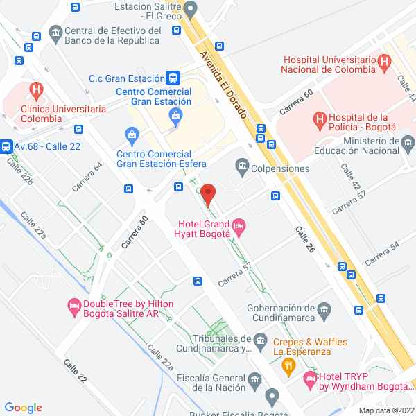 Mapa de Agencia Nacional De Infraestructura - Ani