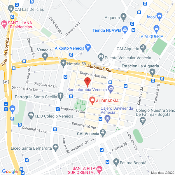 Mapa de C Y G Bombas Y Concretos S.A.S
