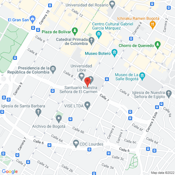 Mapa de Heladeria Timmy
