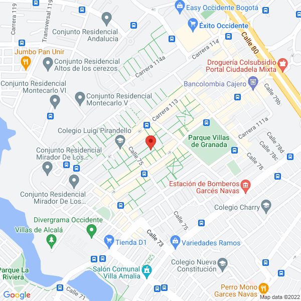 Mapa de Kanti Tienda Marcial