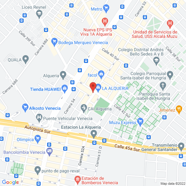 Mapa de Textiles La Tijerita