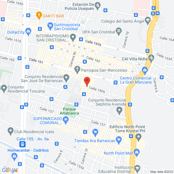 Mapa de Tolosa Hermanos