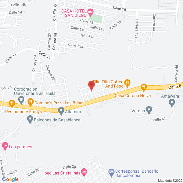 Map of Hotel Neiva Meridian