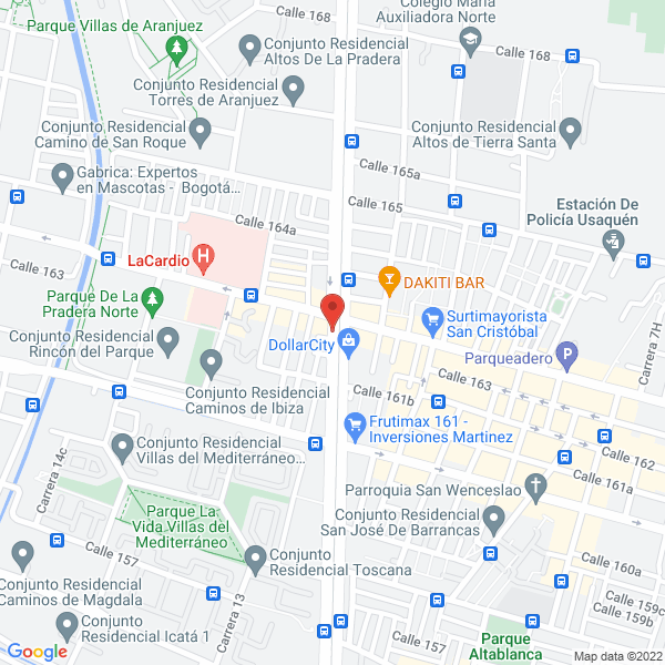 Mapa de Incetechos Y Cia Ltda.