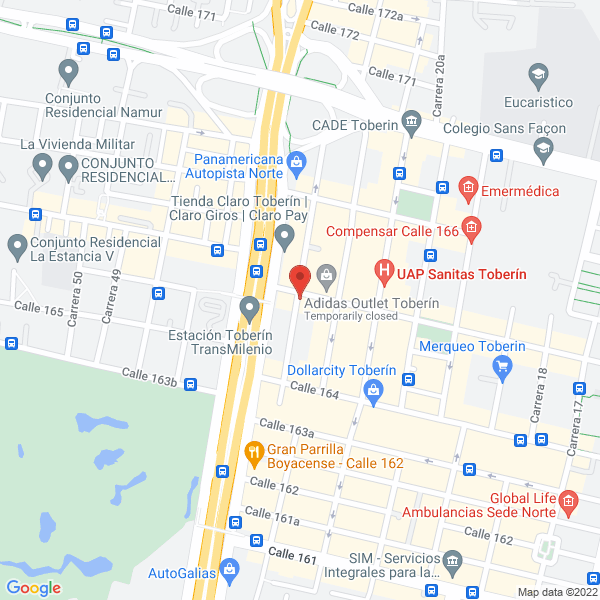 Mapa de Asian Bistro Colombia S.A.S.