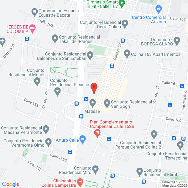 Mapa de The 3 Go Empanadas Ltda.