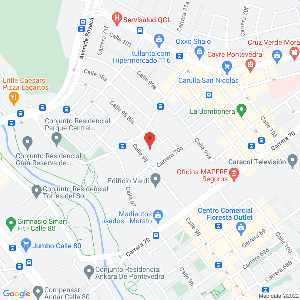Mapa de Agroinversiones Amigos 92 Ltda.
