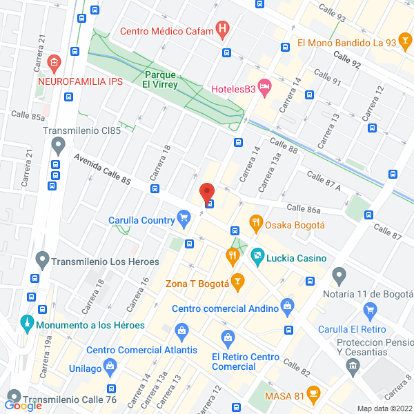 Mapa de Aguacate S.A.S.