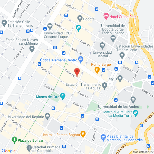 Mapa de Ahh Contenidos Creativos S.A.S.