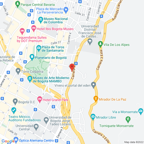 Mapa de Akapana Producciones S.A.S.