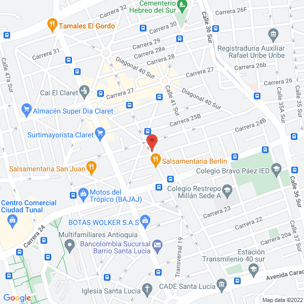 Mapa de Akza Barf S.A.S.