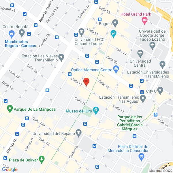 Mapa de Alba Rocio Toro Valencia Y Cía. S. En C.