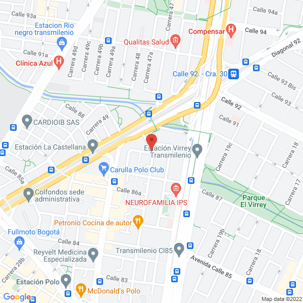 Mapa de Alberyol Colombia Inc