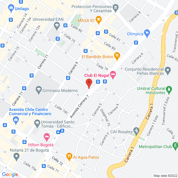 Mapa de Alborada Consultoría E.U.