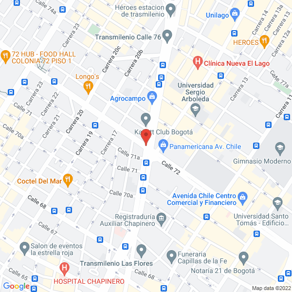 Mapa de Alejandria Libros Ltda.