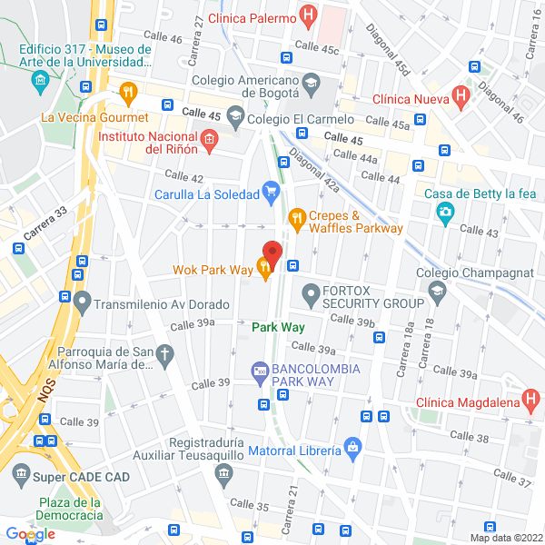 Mapa de Alejandro Velasco S.A.S.
