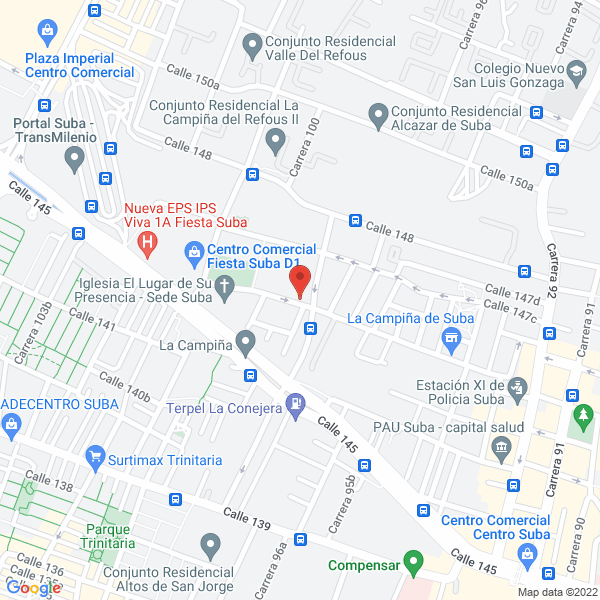 Mapa de Alexander Olmos & Cía. Ltda.