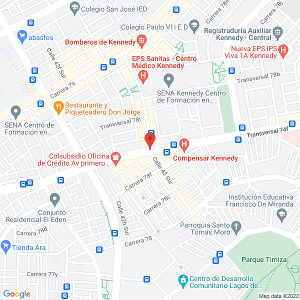 Mapa de Alogar S.A.S.