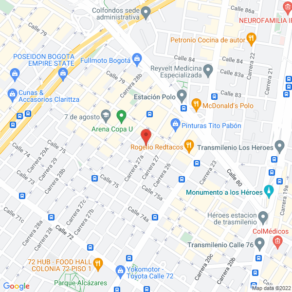 Mapa de Alquimia De Fuego S.A.S.